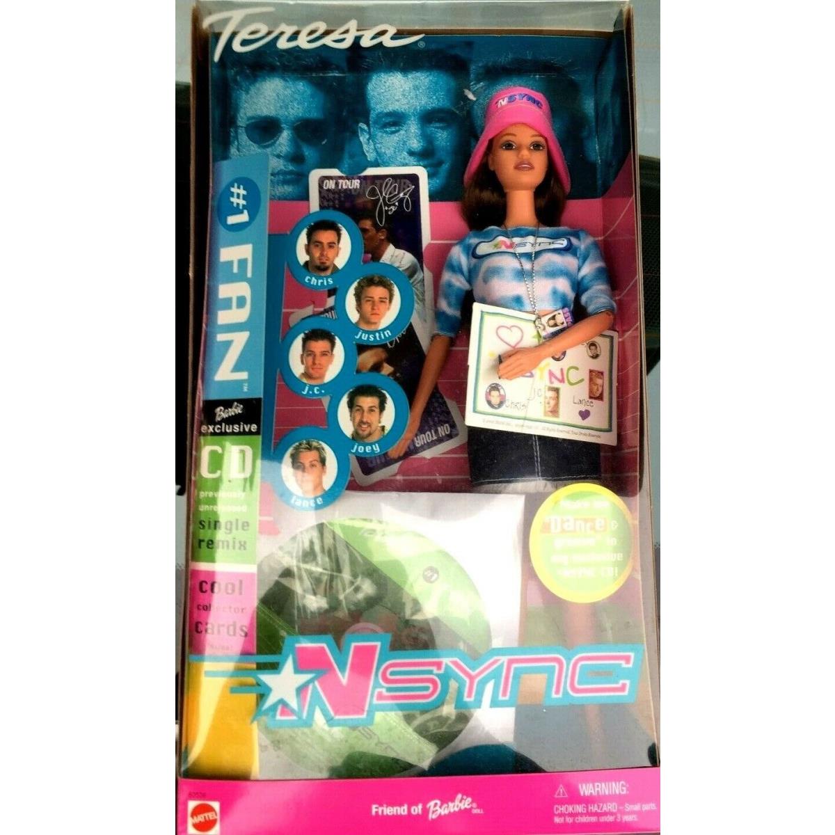 Barbie Her Friend Teresa Nsync 1 Fan Dolls W/exclusive CD Set of 2