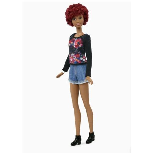 African American Barbie Fashionistas 33 Fab Fringe Tall Doll DPX69