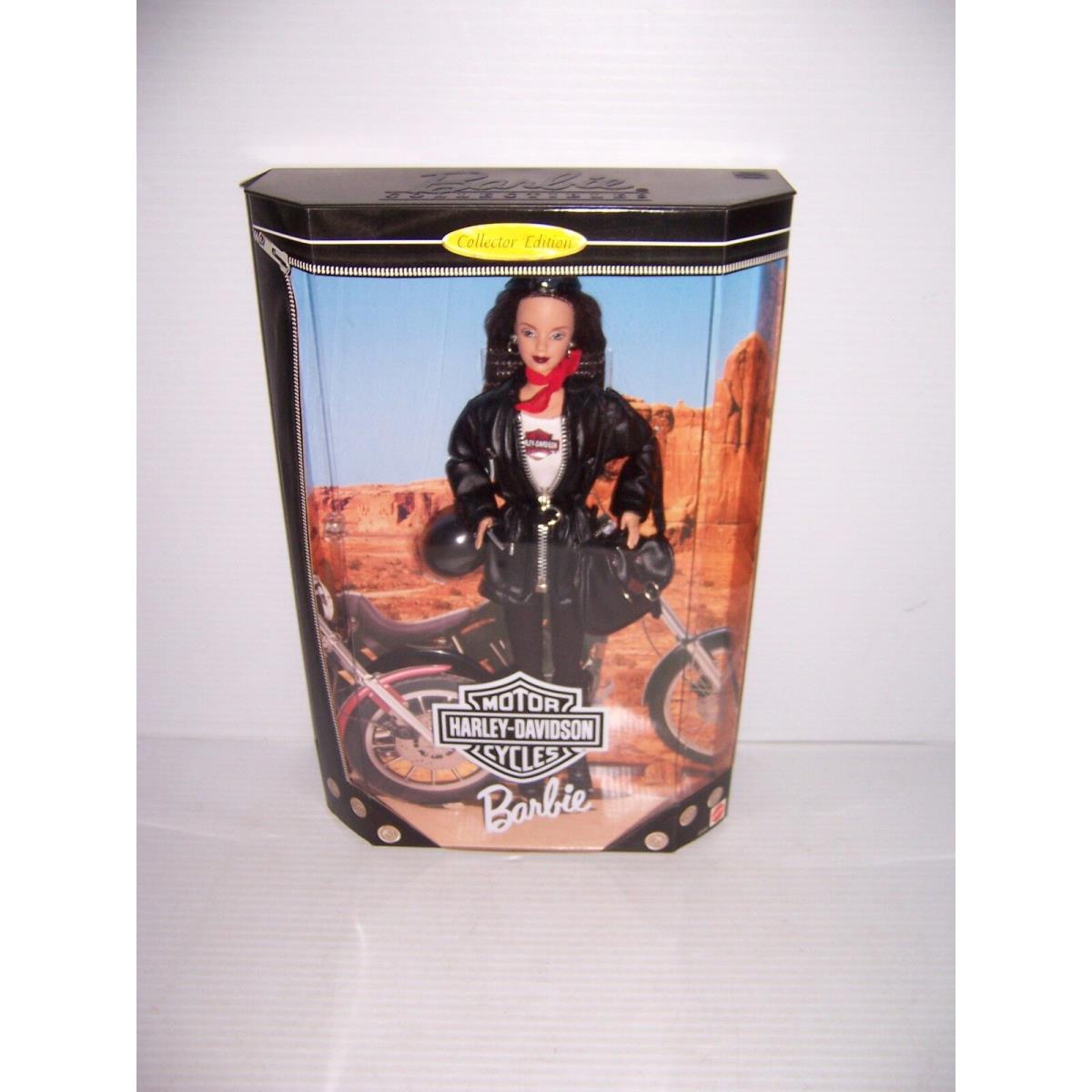 1998 Collector Edition Harley-davidson Barbie Doll Nrfb Mattel 22256