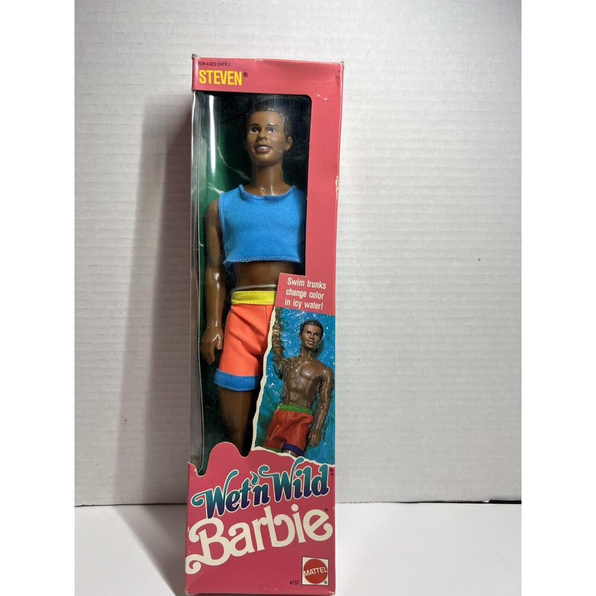 1989 Mattel Barbie Wet `n Wild Steven 4137 Color Change Shorts