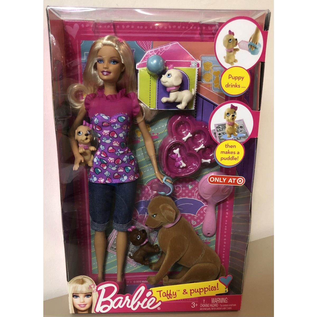 2010 Mattel Barbie Taffy and Puppies Target Exclusive V3262