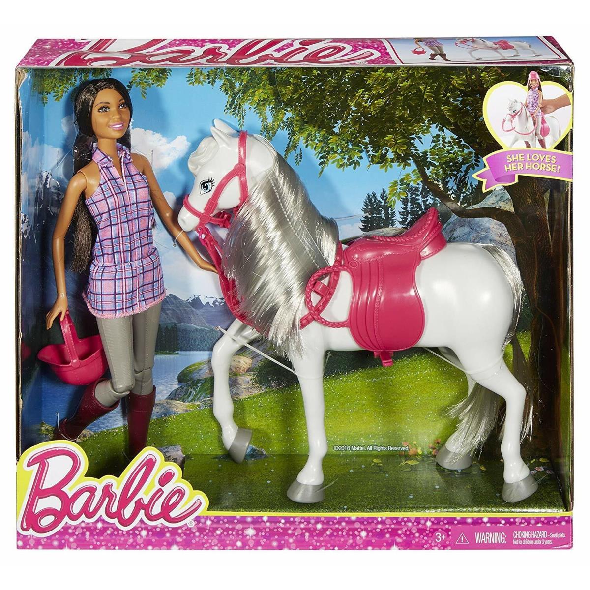 Mattel Barbie Doll and Horse