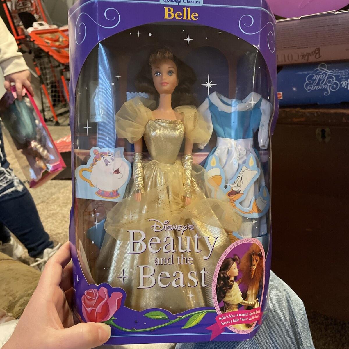 Disney Mattel 1991 Belle Doll From Beauty and The Beast Nos