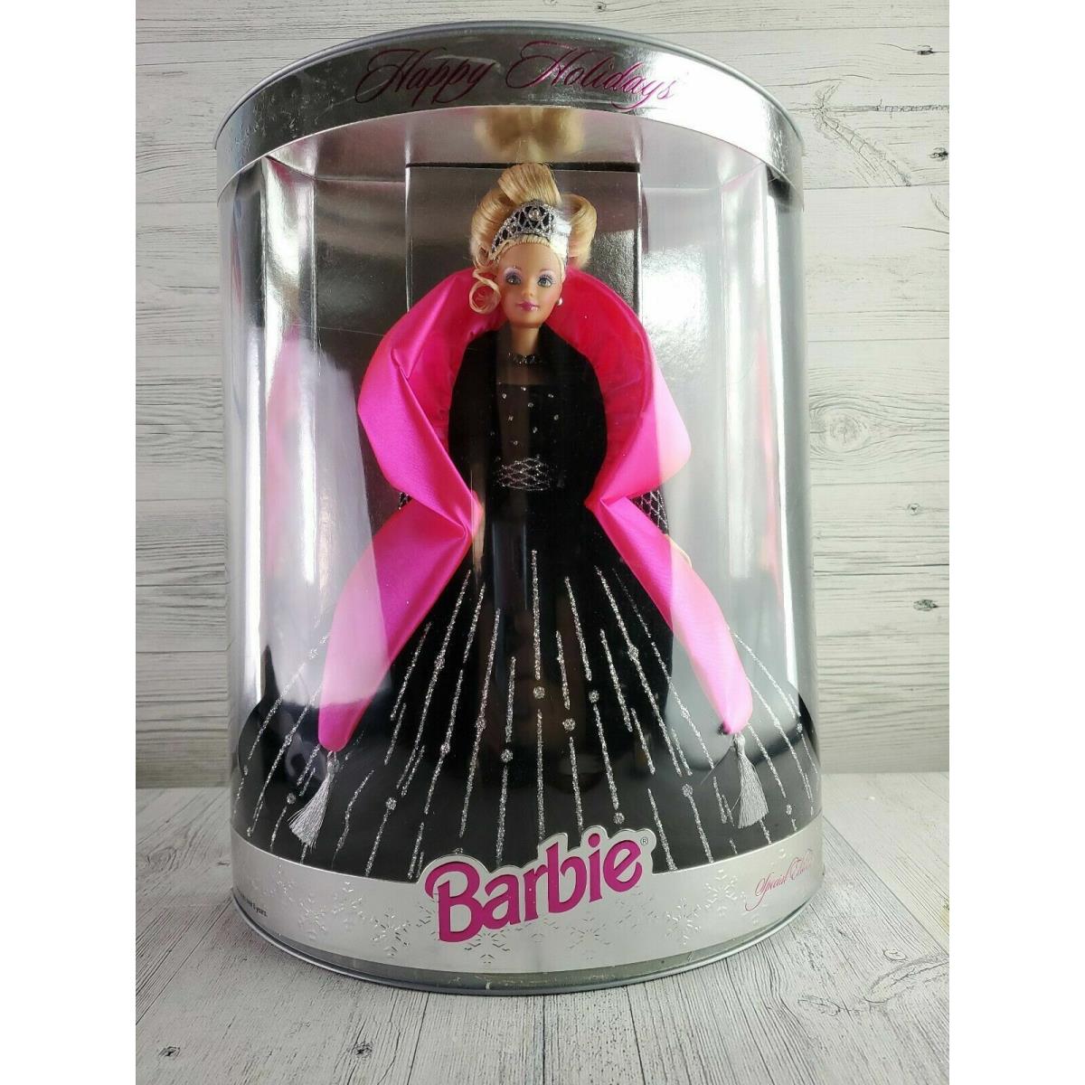 Vintage 1998 Happy Holidays Barbie Doll Mattel Christmas