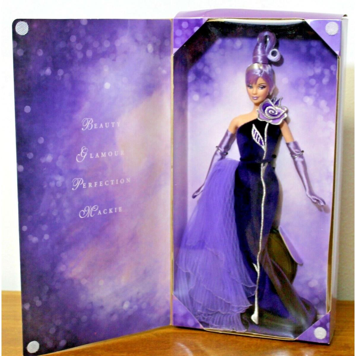 The Sterling Silver Rose Barbie Bob Mackie 53865 Avon Collector Edition 2001