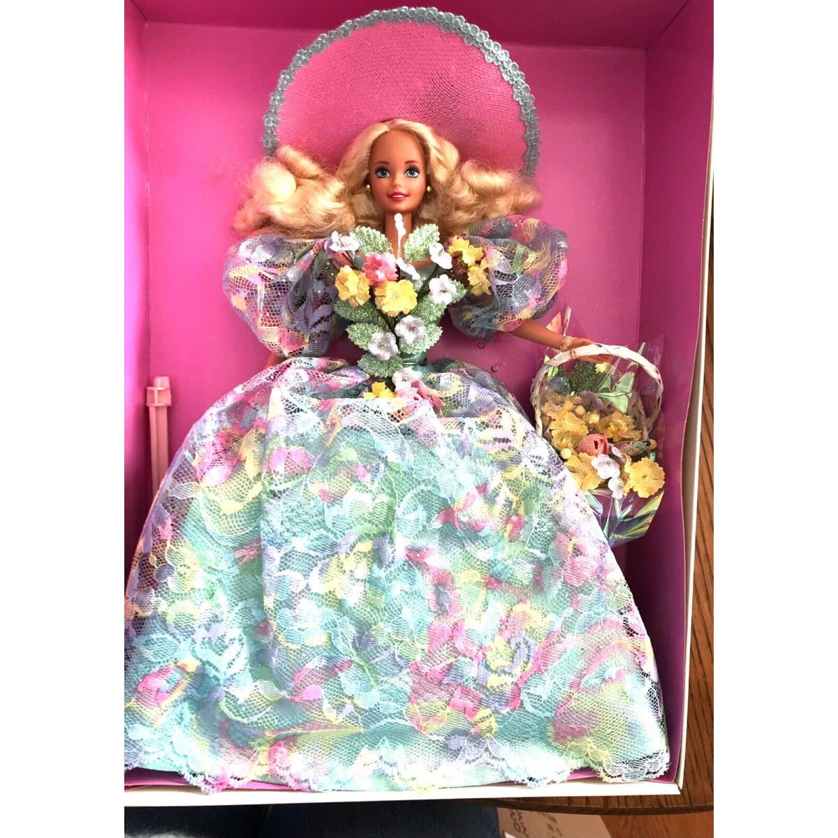 Mattel Spring Bouquet Barbie Doll - Never Removed From Box 1994