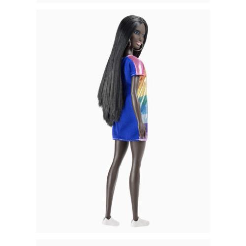 Barbie Fashionistas 90 Mattel FJF50 Rainbow Dress Fashion Doll