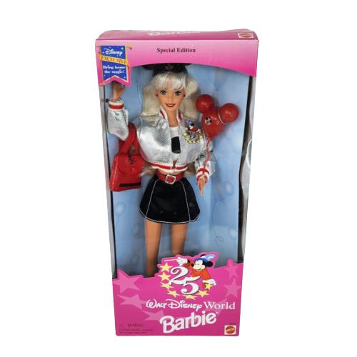 Vintage 1996 Mattel Walt Disney World 25TH Anniversary Barbie Doll 16525