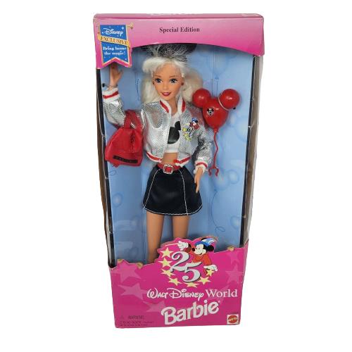 Vintage 1996 Mattel Walt Disney World 25TH Anniversary Barbie Doll 16525 Box