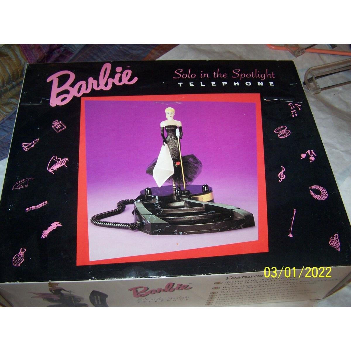 Barbie Solo In The Spotlight Telephone Even The Box is in Mint Cond