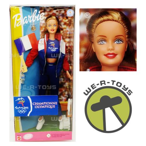 Barbie Sydney 2000 Champion Olympique Doll French Mattel 1999 25976