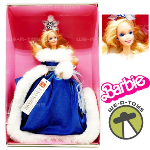 Winter Fantasy Barbie Doll 1990 Fao Schwarz Exclusive Limited Edition Mattel