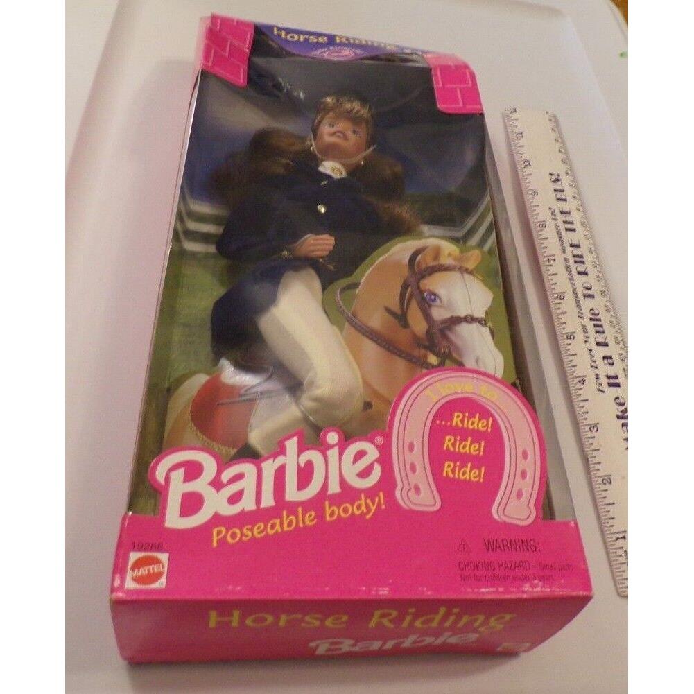 1997 Mattel Horse Riding Barbie Poseable Body Doll