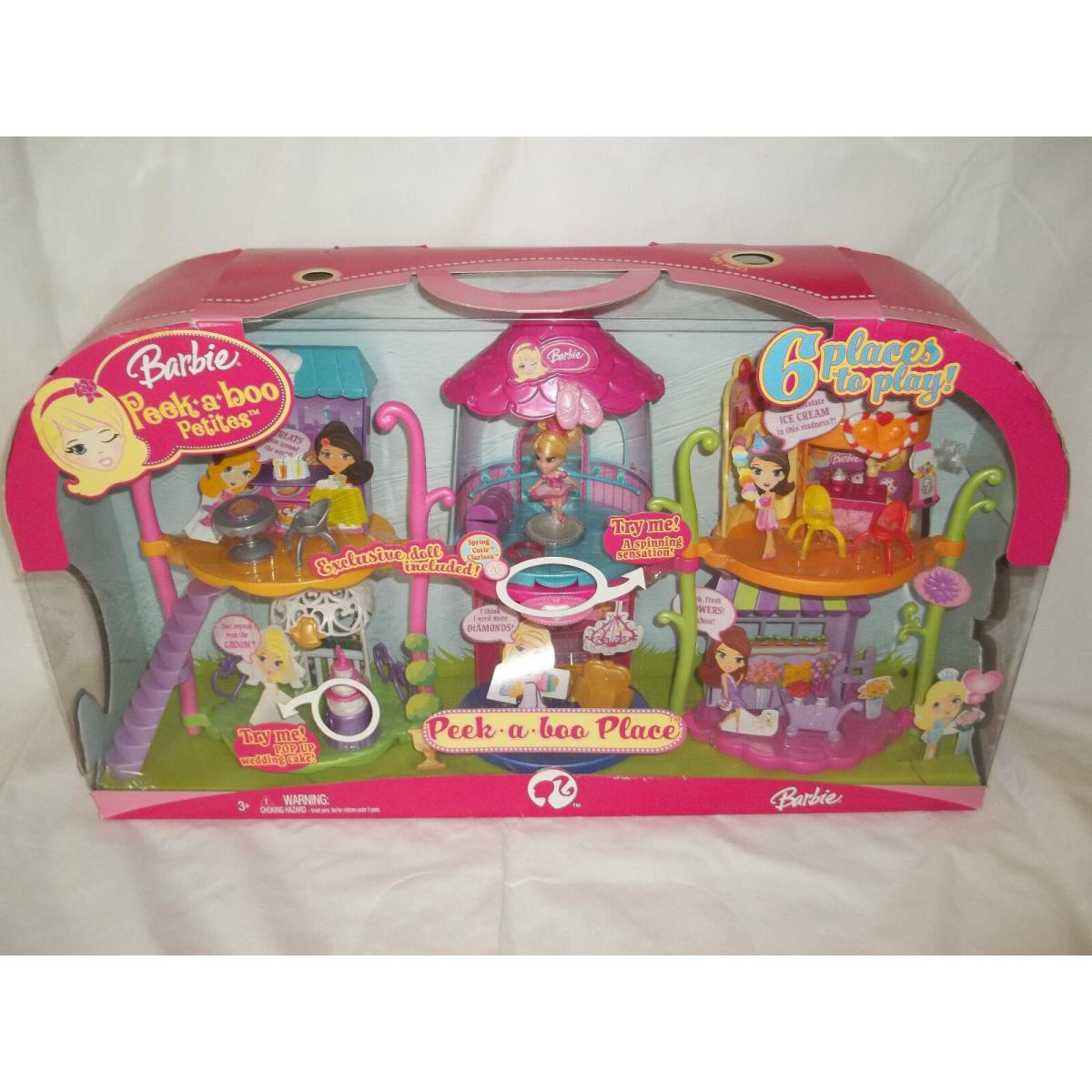 Barbie Peek A Boo Petites Set. Comes with Great Carrying Case. Priced To Sell