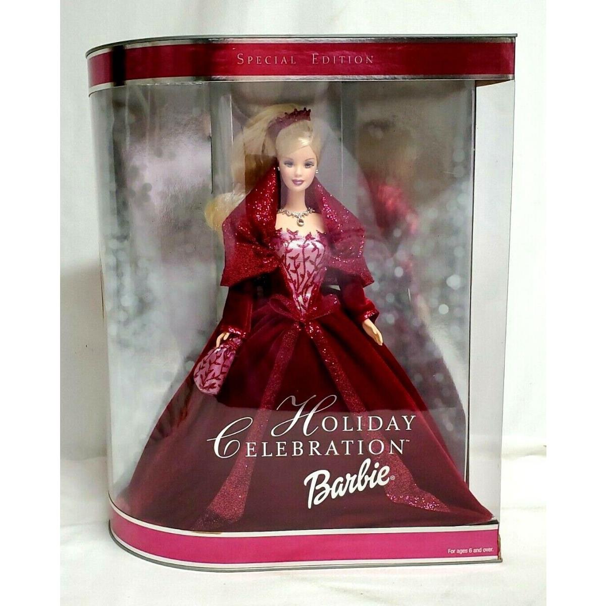 Mattel 2002 Holiday Celbration Barbie Special Edition Blonde Doll 56209 Nrfb