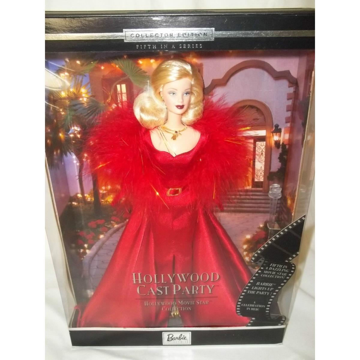 Mattel #50825 2001 Hollywood Cast Party Barbie Movie Star Collection 5th In A Series 50825