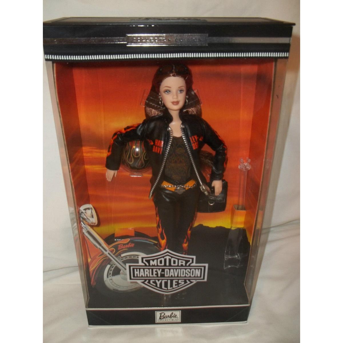 2000 Harley Davidson Barbie 29207 Red Hair Flame Fashion 5