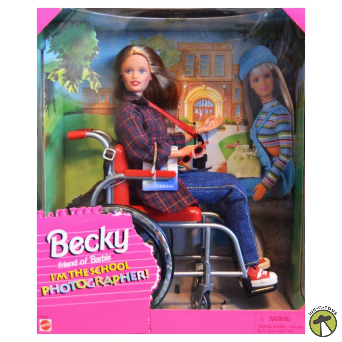 Becky Friend of Barbie I`m The School Photographer Doll 1998 Mattel 20202