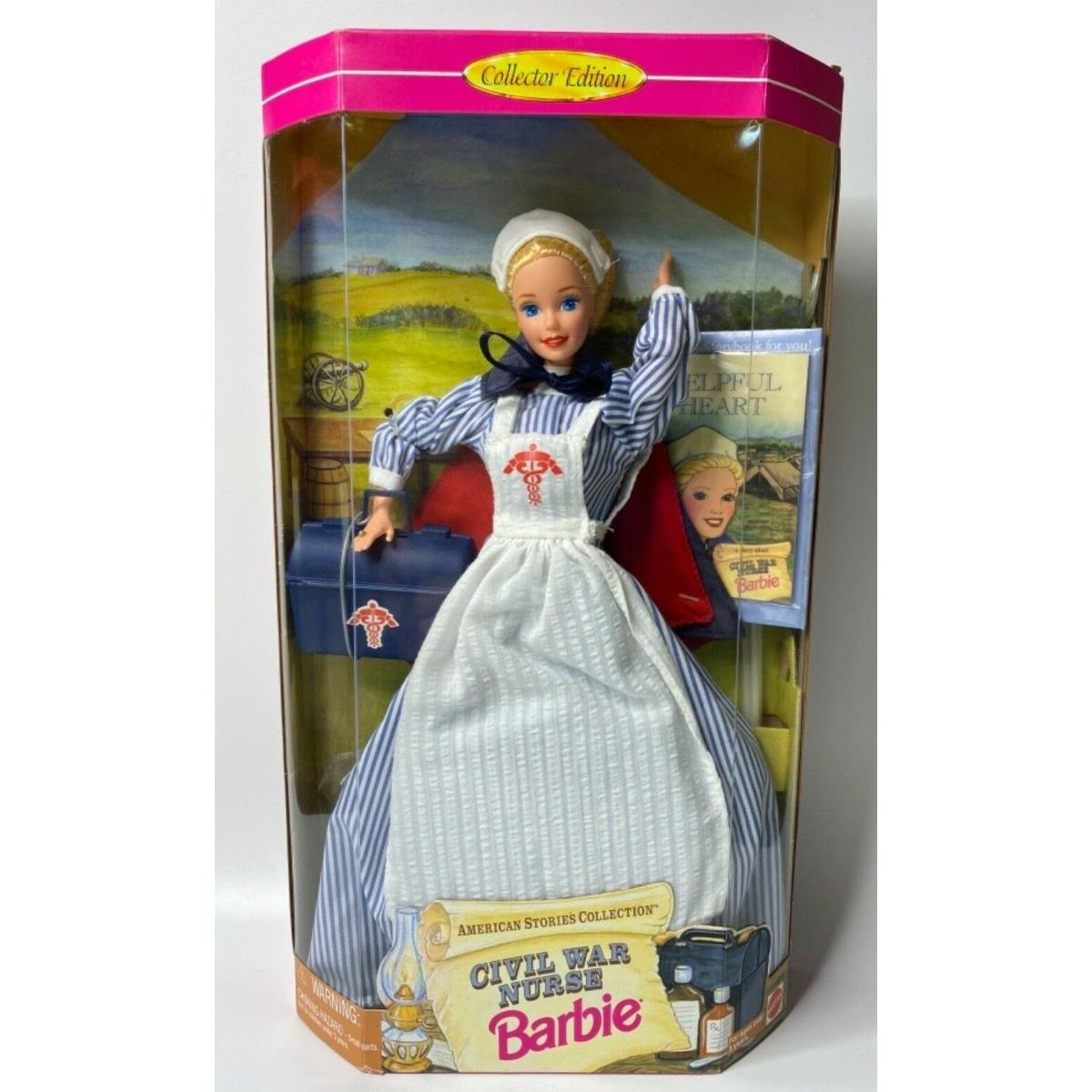 1995 Barbie Civil War Nurse Doll American Stories Collection 3