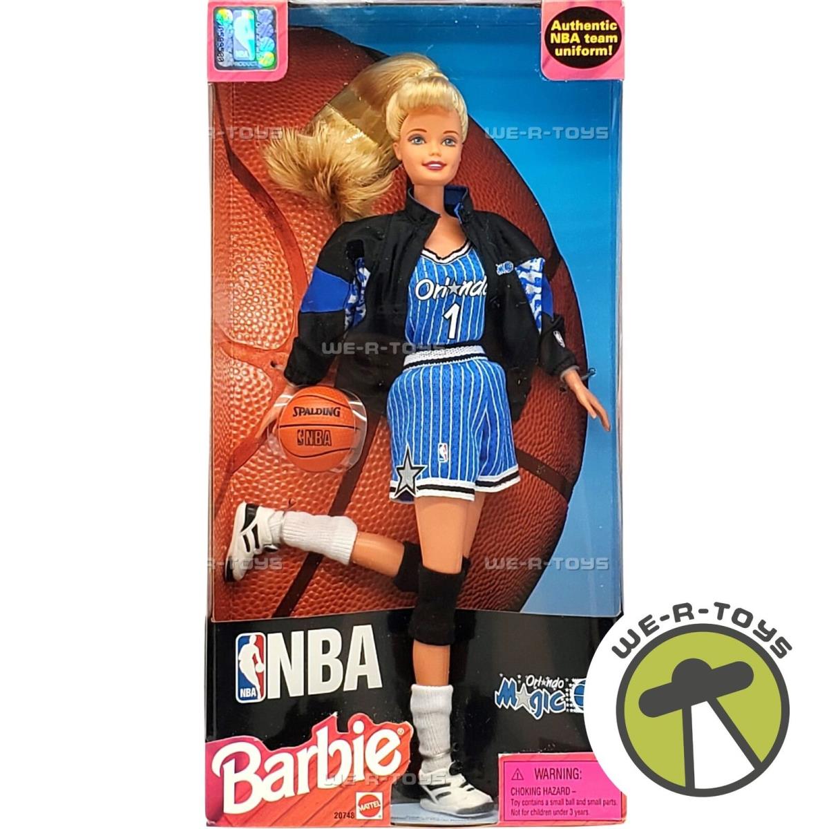 Nba Orlando Magic Barbie Doll 1998 Mattel 20748