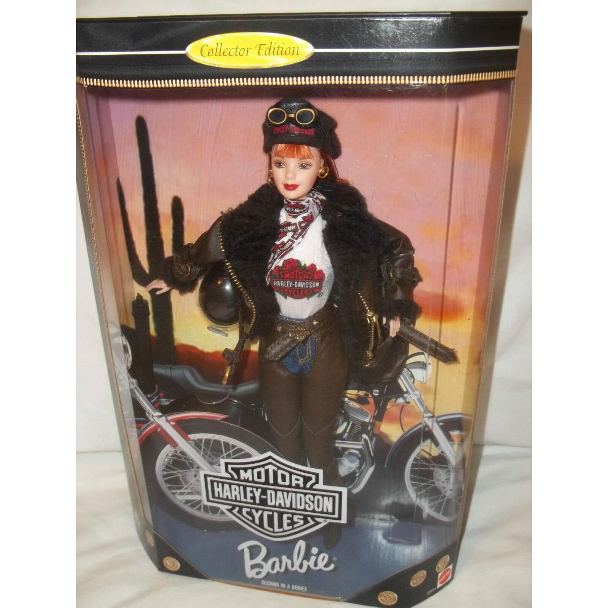 1998 Harley Davidson Barbie 20441 Red Hair Second In A Series