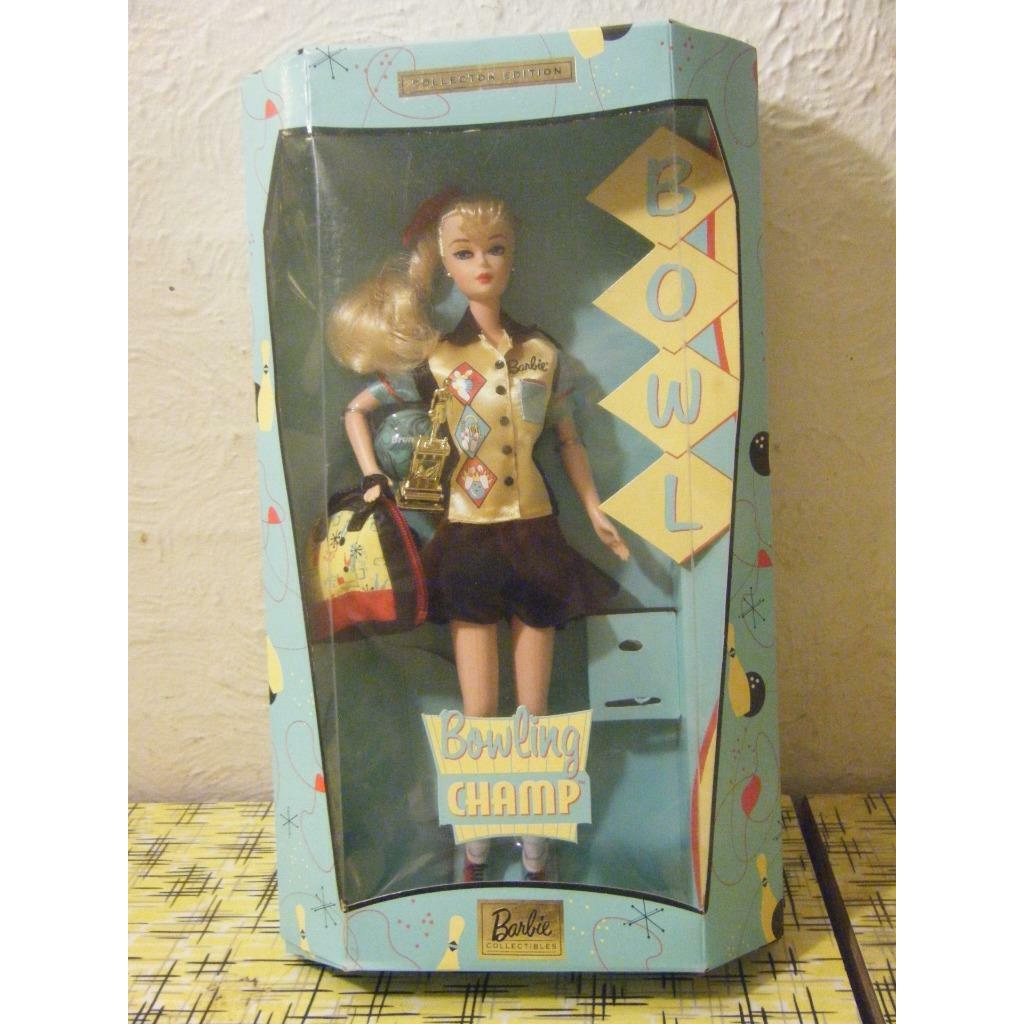 Bowling Champ Barbie Doll c. 1999 Mib Nrfb