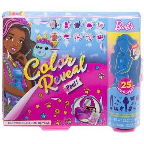 Barbie Color Reveal Unicorn Surprise Fashion Doll