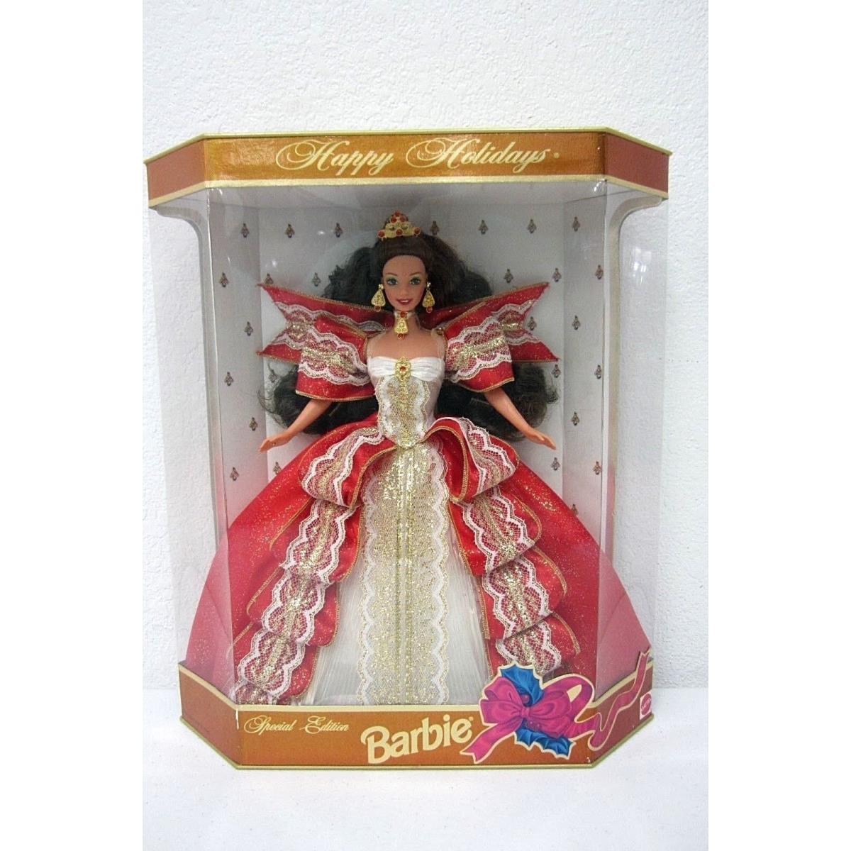 Nrfb Happy Holidays Barbie Special Edition 10th Anniversary 1997 Mattel 17832