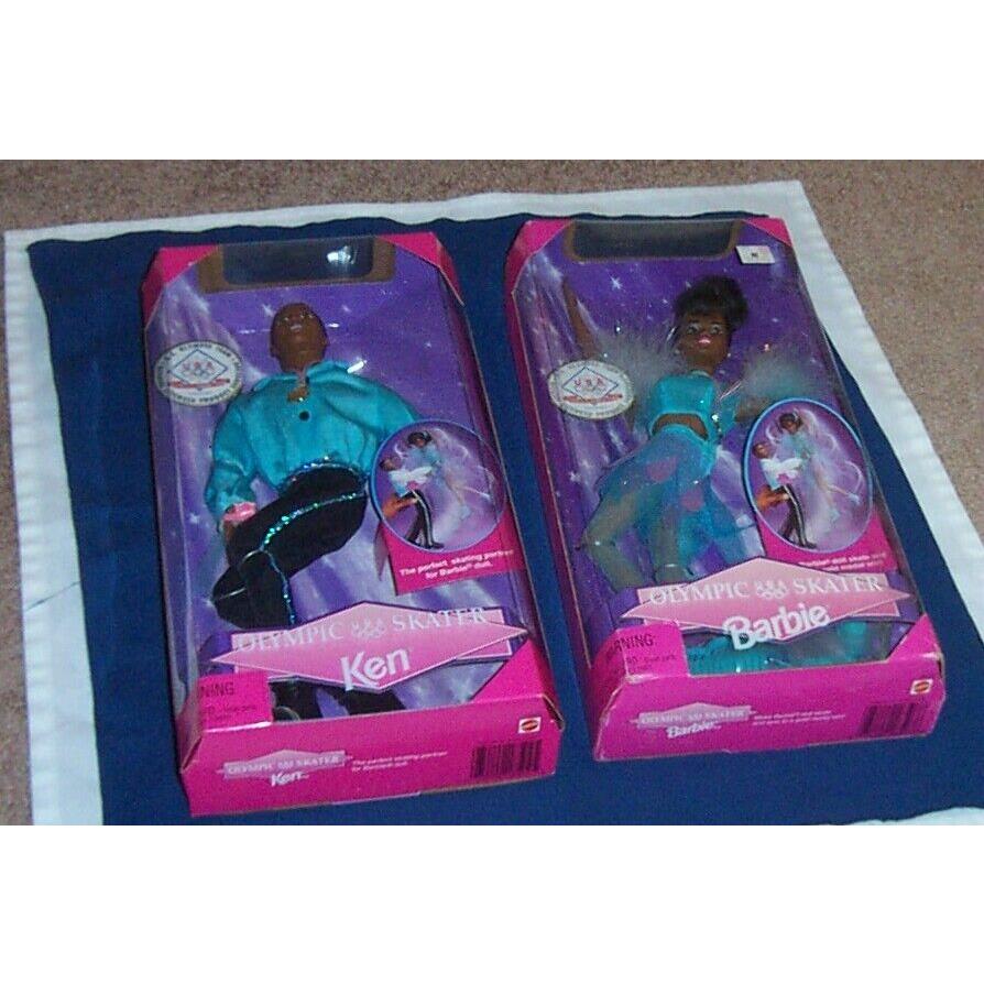 1998 Olympic Skaters Ken and Barbie Dolls