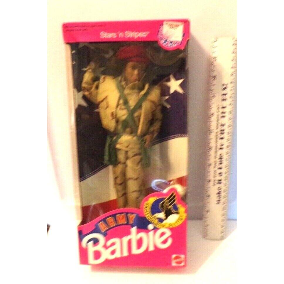 1992 Mattel Army Barbie Doll Stars `N Stripes Special Edition 5618