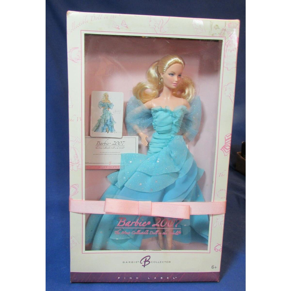 Barbie 2007 Pink Label Barbie Collector - Nrfb