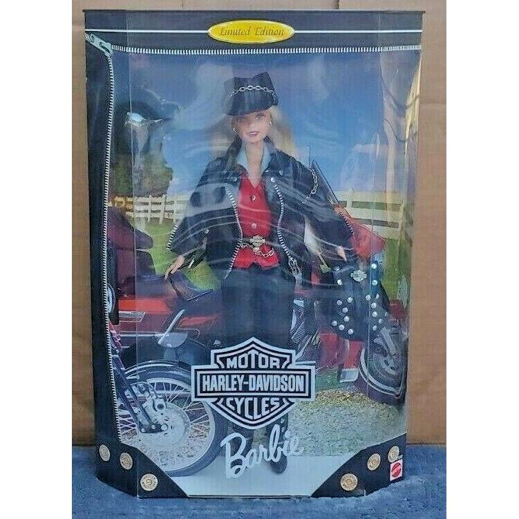 1997 Harley Davidson Limited Ed. Biker Barbie Doll Blonde Hair 17692 Rare