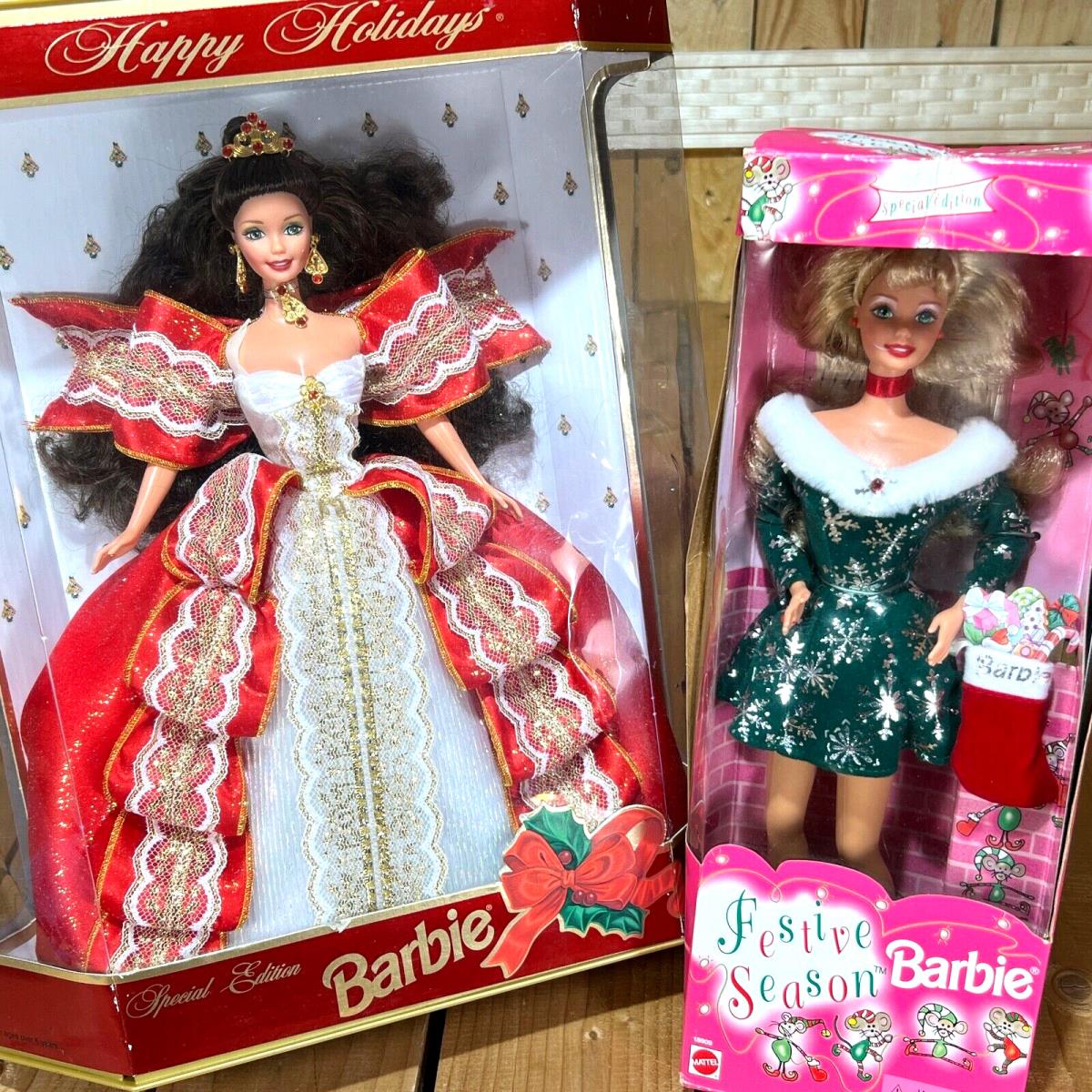 Mattel Happy Holiday and Festive Season Barbie - Special Edition