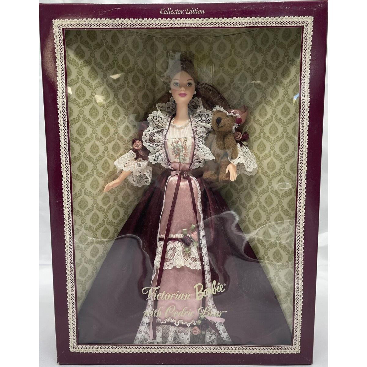 1999 Victorian Barbie with Cedric Bear Collector Edition Doll 25526