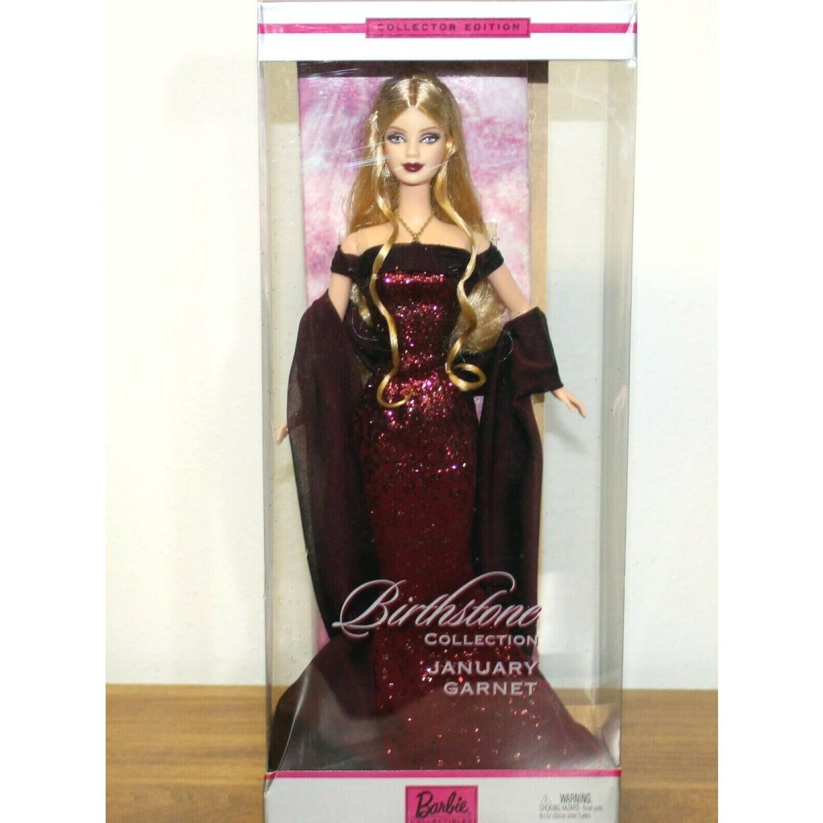 Barbie Birthstone Collection January - Garnett 2002 Collector Edition B3409