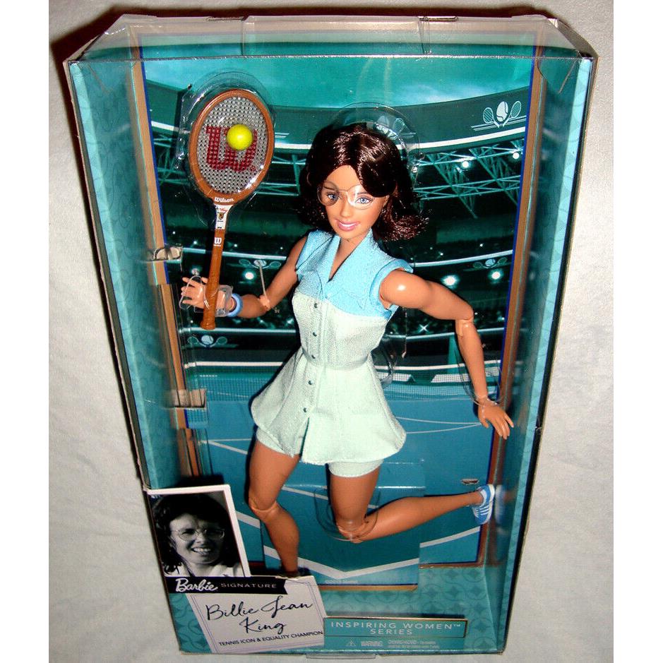 Barbie Doll Billie Jean King Figure Tennis Mib Mattel Toy GHT85 Inspiring Women