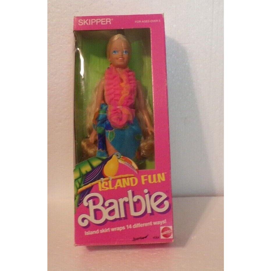 Look 1987 Mattel 4064 Skipper Island Fun Barbie Doll Skirt Wraps 14 Ways