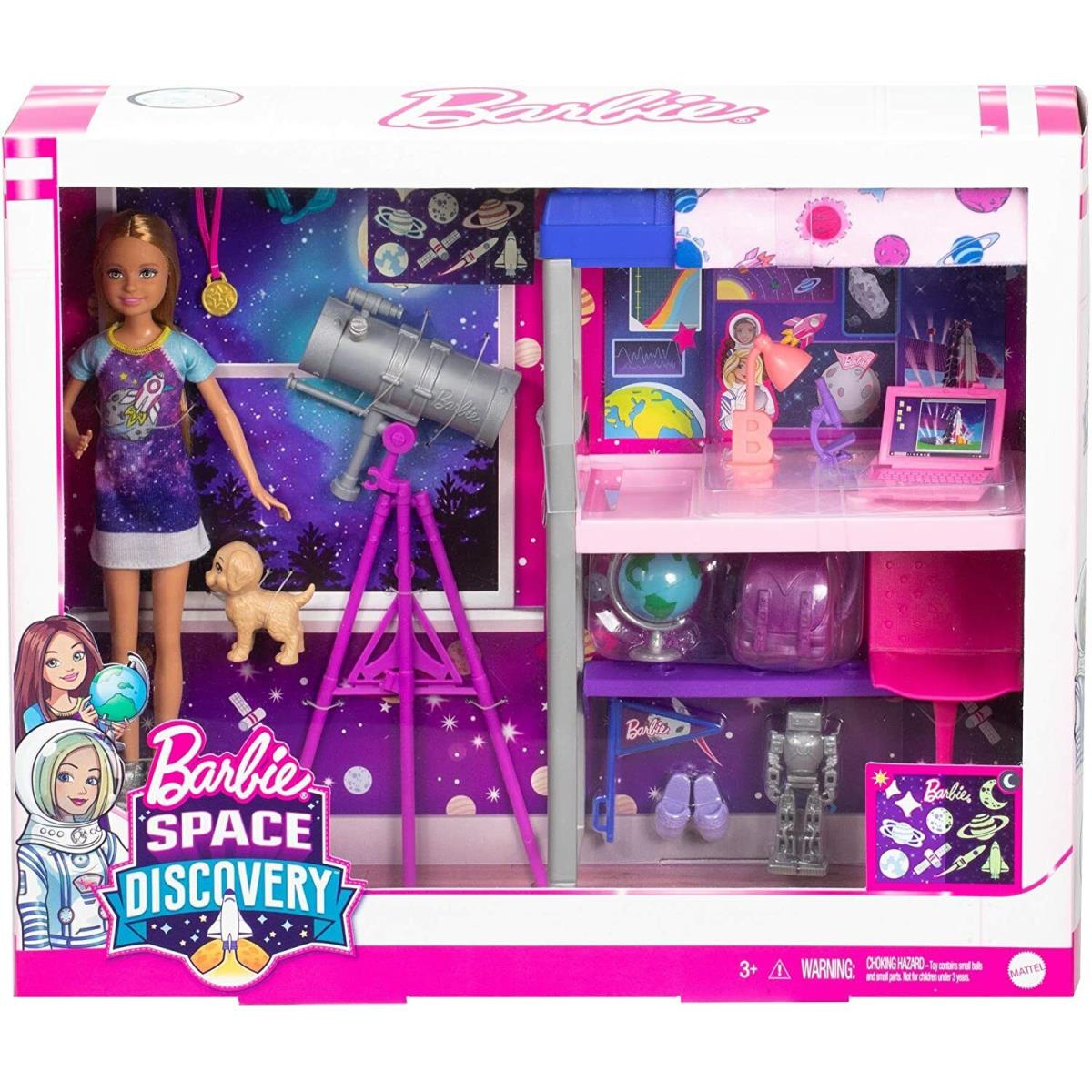 Barbie Space Discovery Stacy`s Room Playset with Doll GTW33