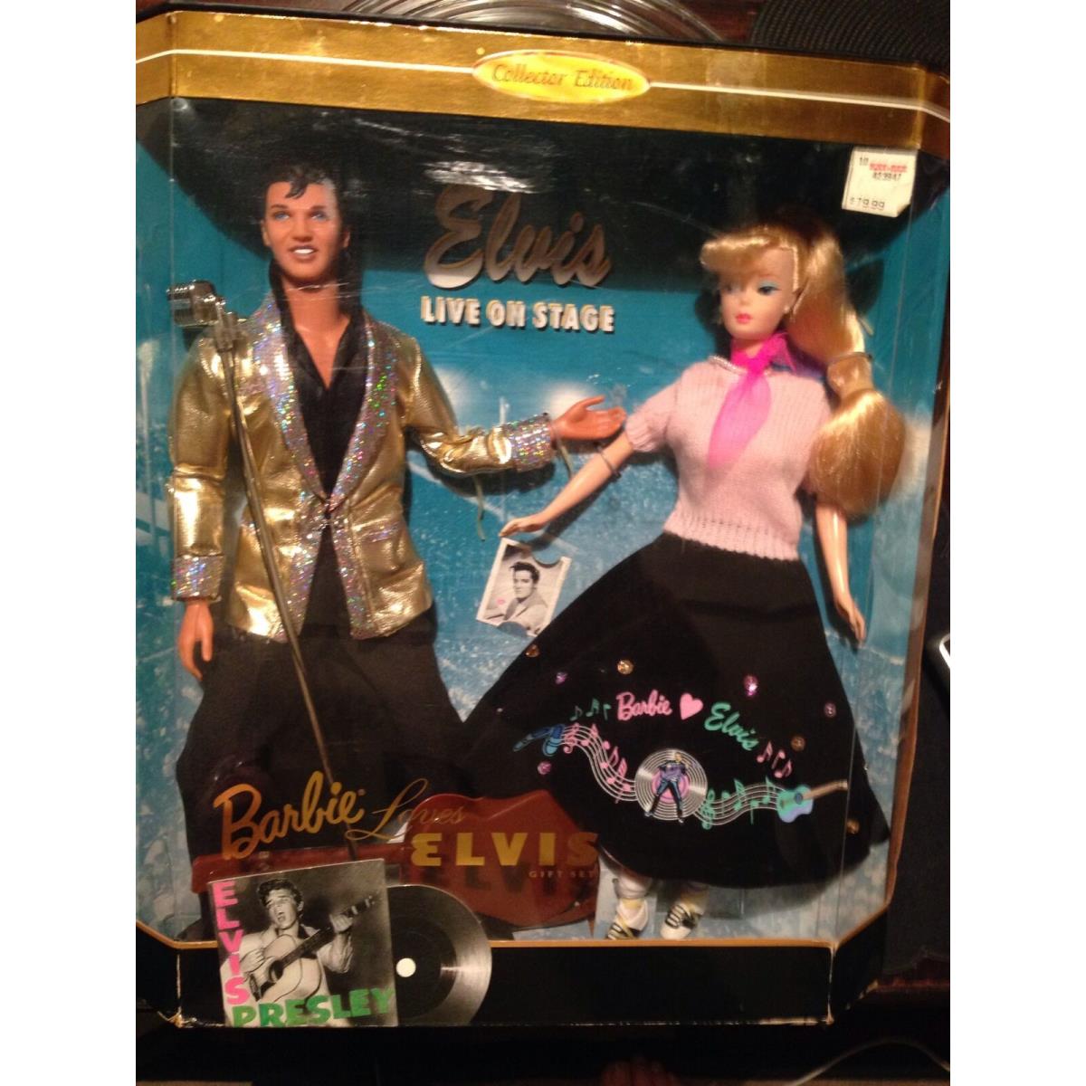 Collectible Barbie Loves Elvis Gift Set Collector`s Edition