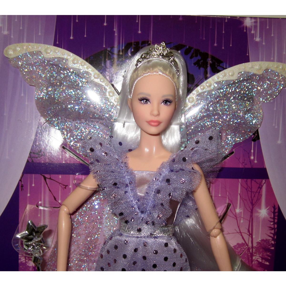 Barbie Signature 2022 Tooth Fairy w. Long Platinum Hair Karl Face Fairy Wings