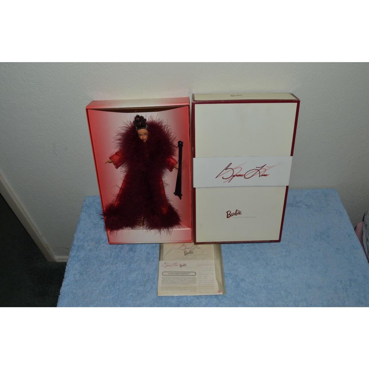 Mattel Barbie Doll - Cinnabar Sensation Byron Lars Collection Dated 1998 Box