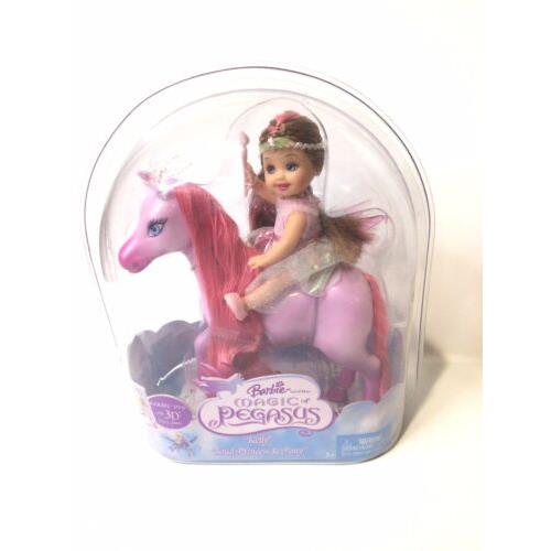 Mattel Barbie and The Magic of Pegasus Kelly Cloud Princess Pony Pink