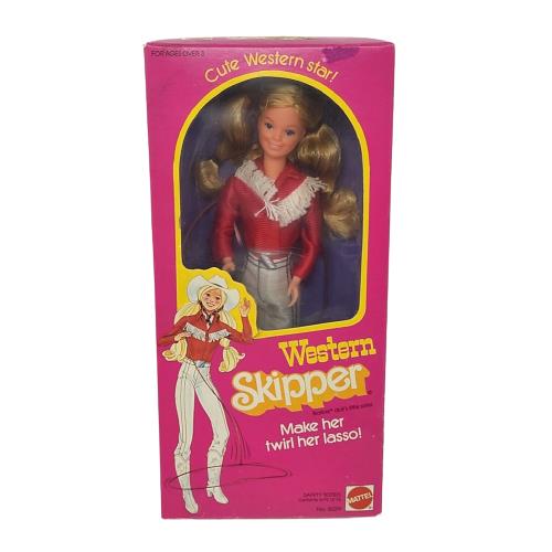 Vintage 1981 Mattel Western Skipper Doll 5029 Barbie Sister Nos