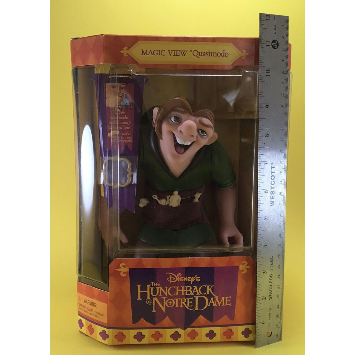 Vintage 90 s Disney The Hunchback OF Notre Dame Magic View Quasimodo Figure Doll