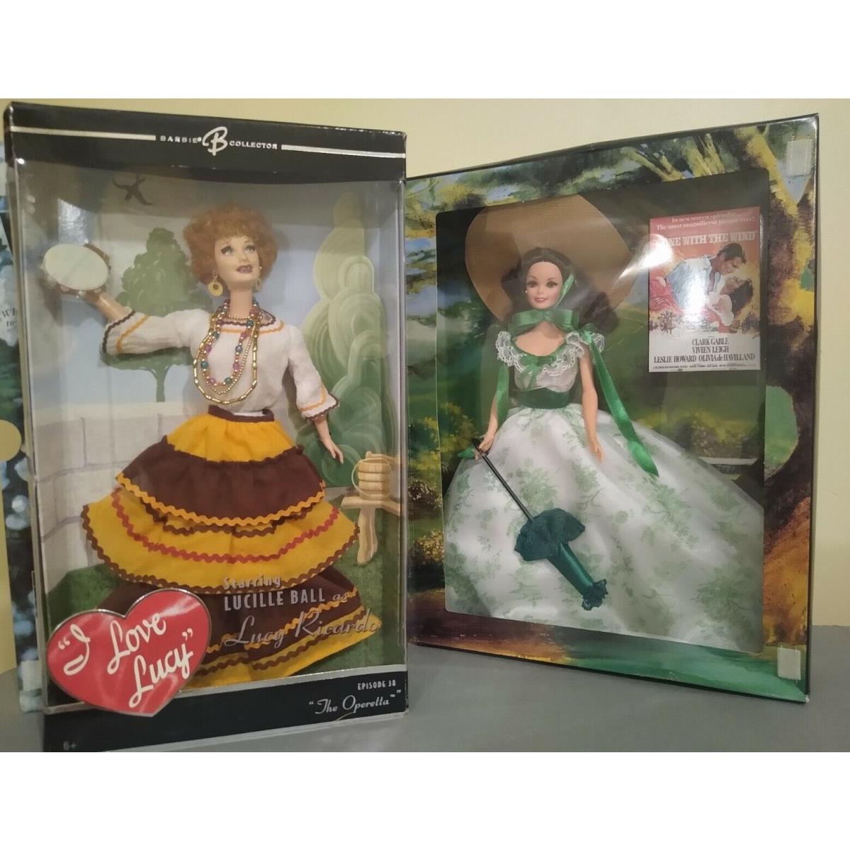 Barbie Gone with The Wind I Love Lucy Operetta Dolls