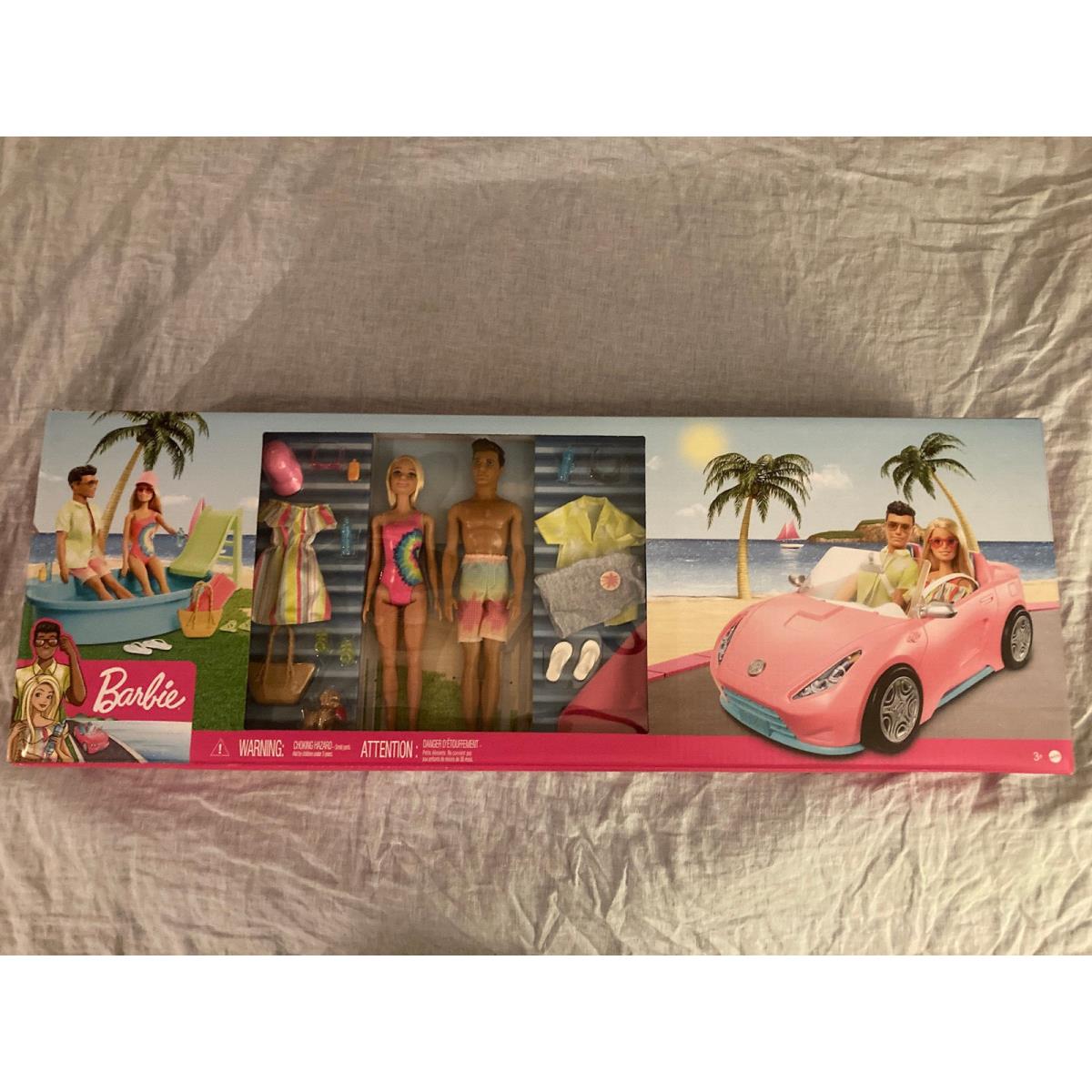 Barbie Blitz Dolls Convertible Car and Pool Playset