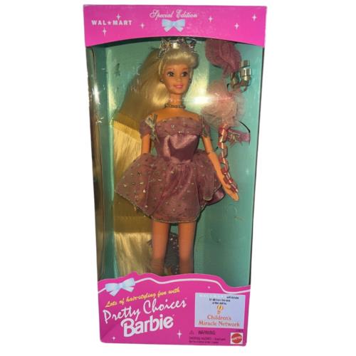 Barbie Doll Pretty Choices Mattel Purple Dress