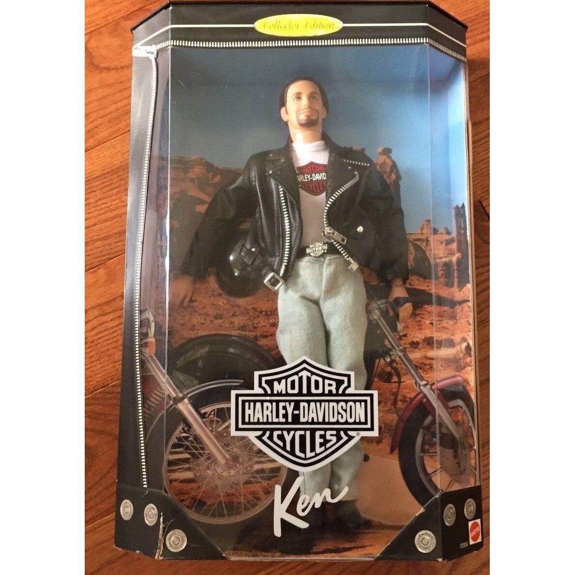 Barbie-------ken Harley DAVIDSON-----1998-------NRFB