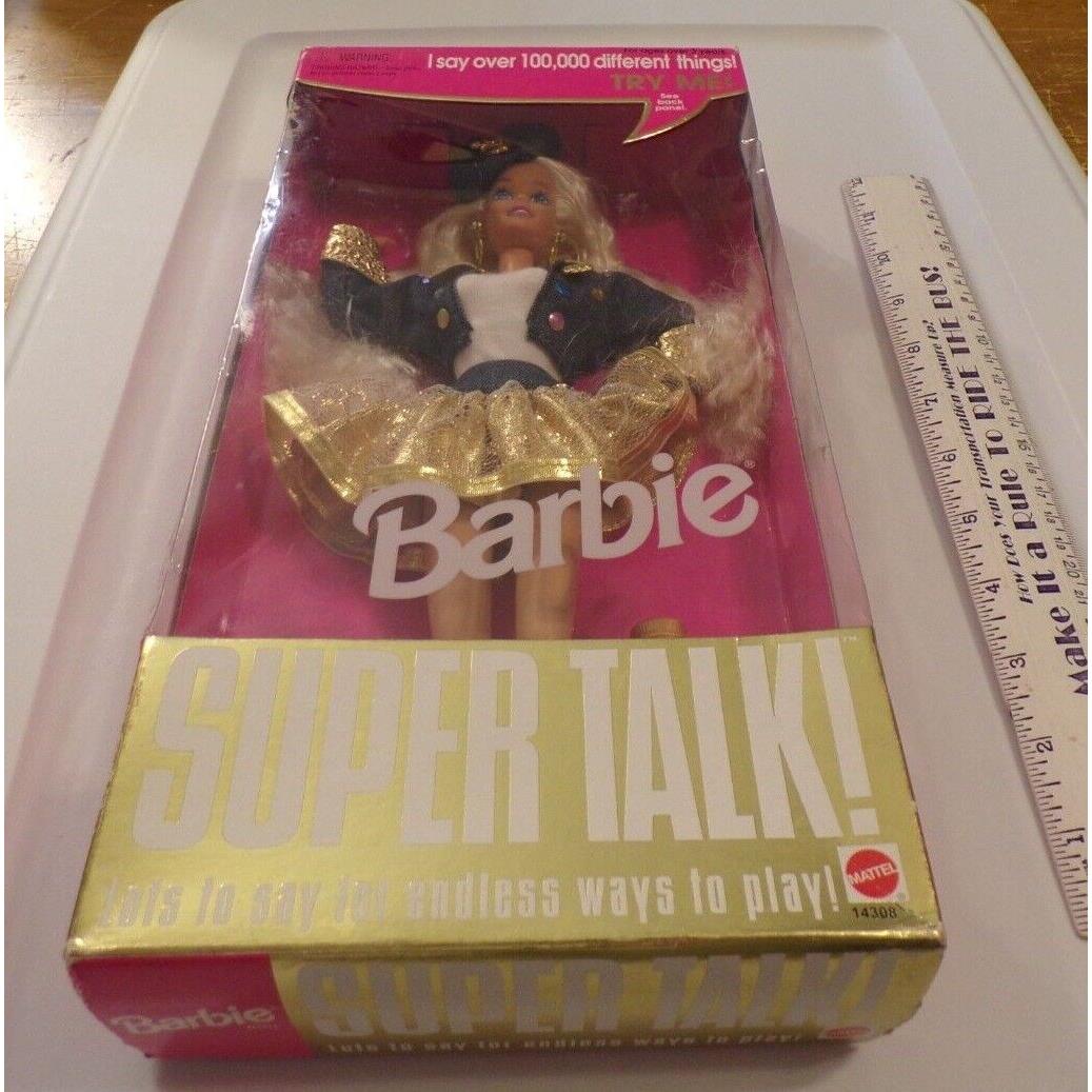 1995 Mattel Super Talk Barbie Doll I Say Over 100 000 Different Things