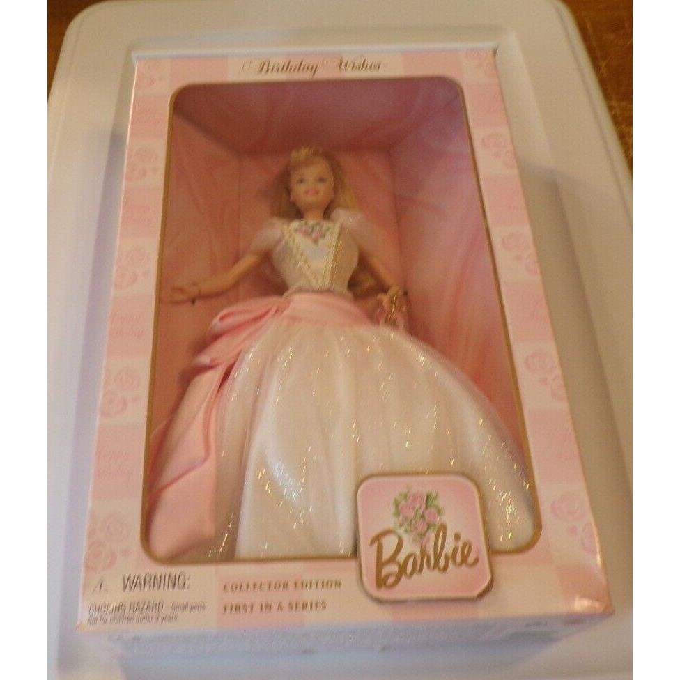 Look 1998 Mattel First IN Series Birthday Wishes Barbie Doll